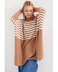 Bigdart - Slit Detailed Half Turtleneck Loose Sweater - Lyst
