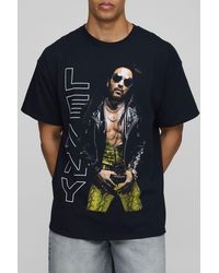BoohooMAN - Regular Fit Lenny Kravitz License Graphic T Shirt - Lyst