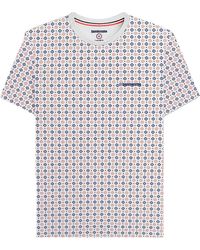 Lambretta - Ss24 Geometric All-Over Print T-Shirt Cotton - Lyst