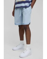BoohooMAN - Homme Mid Length Pique Basketball Shorts - Lyst