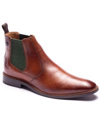 Base London - Kensington Leather Washed Boots - Lyst