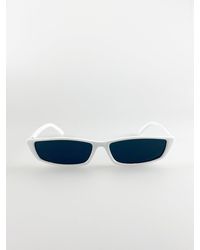 SVNX - Retro Slim Cateye Sunglasses - Lyst