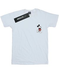 Disney - Mickey Mouse Kickin Retro Chest T-Shirt Cotton - Lyst