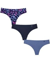 Under Armour - 3-Pack Ps Thong - Lyst