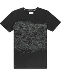 PUMA - X Stampd Wave Texture Print Short Sleeve Crew T-Shirt 570919 01 - Lyst