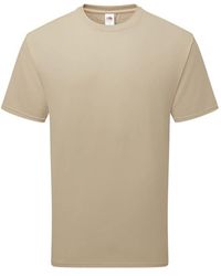 Fruit Of The Loom - Adult Cotton T-Shirt (Desert) - Lyst