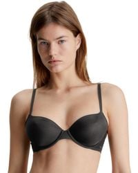 Calvin Klein - 000Qf6068E Sheer Marquisette Lightly Lined Demi Bra - Lyst