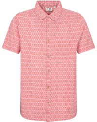 Mountain Warehouse - 'Preston Illustration' Shirt Breathable Summer Holiday Top Cotton - Lyst