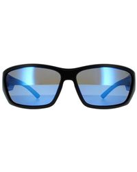 Bollé - Wrap Matte And Mirror Sunglasses - Lyst