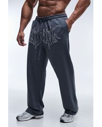BoohooMAN - Active Straight Leg Loopback Joggers - Lyst