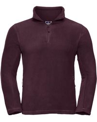 Russell - 1/4 Zip Outdoor Fleece Top - Lyst