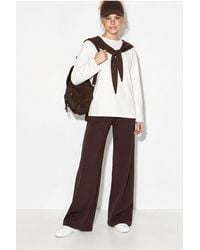 Bianco Lucci - Two-Piece Knit Coord With Wide-Leg Trousers - Lyst