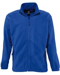 Sol's - North Full Zip Outdoor Fleece Jacket (Royal) - Lyst