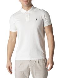U.S. POLO ASSN. - King Short Sleeve With Contrast Lapel Collar 61423 - Lyst