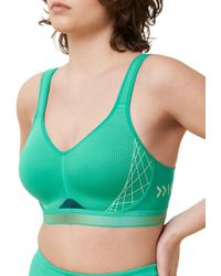 Triumph - Triaction Cardio Cloud Racerback Non Wired Sports Bra - Lyst