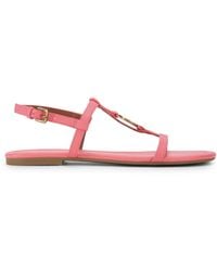 Kurt Geiger - Leather Bromley Flat Sandal Sandals - Lyst