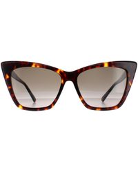 Jimmy Choo - Cat Eye Havana Gradient Lucine/S - Lyst