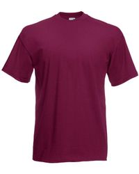 Fruit Of The Loom - Valueweight Short Sleeve T-Shirt - Lyst