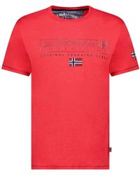 GEOGRAPHICAL NORWAY - Herren-kurzarm-t-shirt Sy1311hgn - Lyst