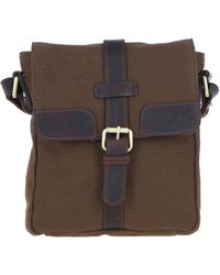 Fenland Sheepskin - Premium Leather X Canvas Flight Bag - Lyst
