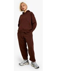 Boohoo - Dsgn Studio Text Print Slogan Hooded Tracksuit - Lyst