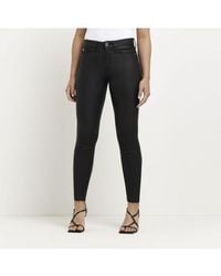 River Island - Jeans Petite Molly Mid Rise Viscose - Lyst
