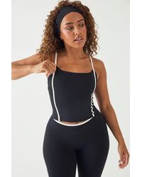 DSGN Studio - Sculpt Contrast Piping Vest Top - Lyst