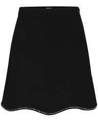 BOSS - Varewa Midi Tube Skirt - Lyst