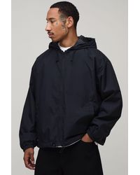 BoohooMAN - Regular Fit Ripstop Cagoule - Lyst