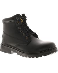 Tradesafe - Safety Boots Build Lace Up Coated Leather - Lyst