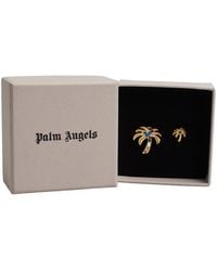 Palm Angels - Earrings Tree Design With Stones Pwod026R24Mat0017684 - Lyst