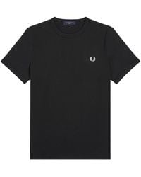 Fred Perry - Ringer T-Shirt Cotton - Lyst