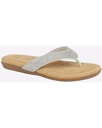 Cipriata - Alcee Diamante Sandal - Lyst