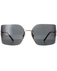 Miu Miu - Rimless Dark Mu54Ys Metal - Lyst