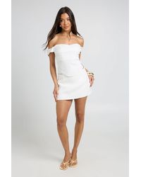 Boohoo - Woven Crepe Skort - Lyst