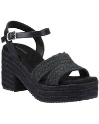 Hush Puppies - Jamelia Espadrille Heel Textile Sandals - Lyst