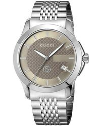 Gucci - Ya1264107 G-Timeless Bruine Wijzerplaat Herenhorloge - Lyst
