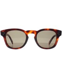 Celine - Celine Round Blonde Havana Bold 3 Dots Cl40233I - Lyst