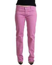 Jacob Cohen - Katoenen Lage Taille Slim Fit Jeans - Lyst