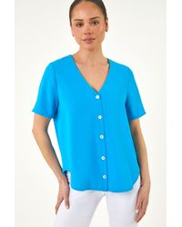 Roman - Petite Button Through Blouse - Lyst
