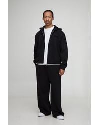 BoohooMAN - Oversized Boxy Hooded Zip Through Wide Leg Tracksuit - Lyst