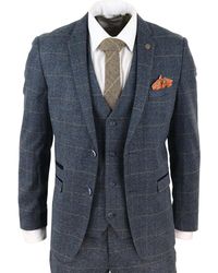 Infinity Leather - 3 Piece Tweed Check Vintage Suit - Lyst