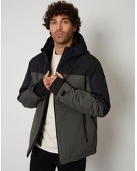 Threadbare - 'Dolomiti' Microfleece Lined Hooded Two-Tone Ski Jacket - Lyst