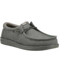 HEYDUDE - Wally Stretch Canvas Baumwoll Herren Mokassins Schuhe - Lyst