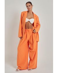 Urban Bliss - Linen Oversized Blazer - Lyst
