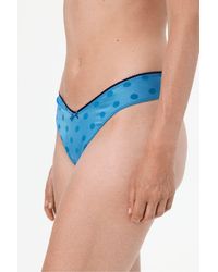 Penti - V-Cut Polka Dot Brazilian Briefs - Lyst