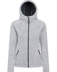 Mountain Warehouse - 'Nevis' Fur Lined Hoodie Full Zip Warm Cosy Jumper Cotton - Lyst