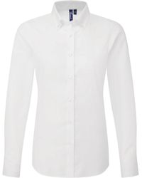 PREMIER - Ladies Supreme Oxford Long-Sleeved Shirt - Lyst