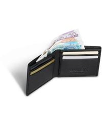 Barneys Originals - Real Leather Bi Fold Rfid Wallet - Lyst
