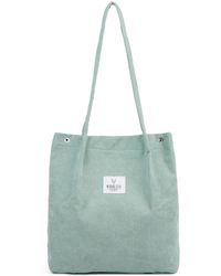 Woodland Leathers - Corduroy Tote Bag, Water Resistant Shoulder - Lyst